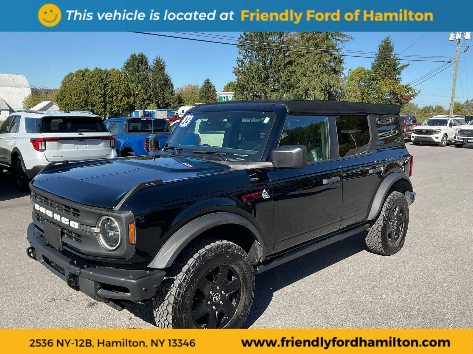 2024 Ford Bronco 4-Door Black Diamond's photo