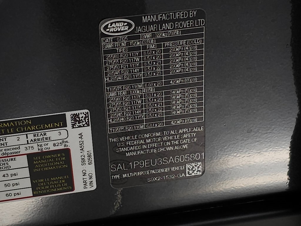 2025 LAND ROVER RANGE ROVER SPORT - Image 30