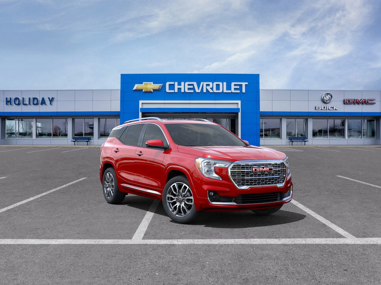New 2024 GMC Terrain Denali SUV in Fond du Lac 24G1228 Holiday