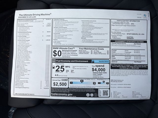 2026 Bmw X5 xDrive40i photo 31