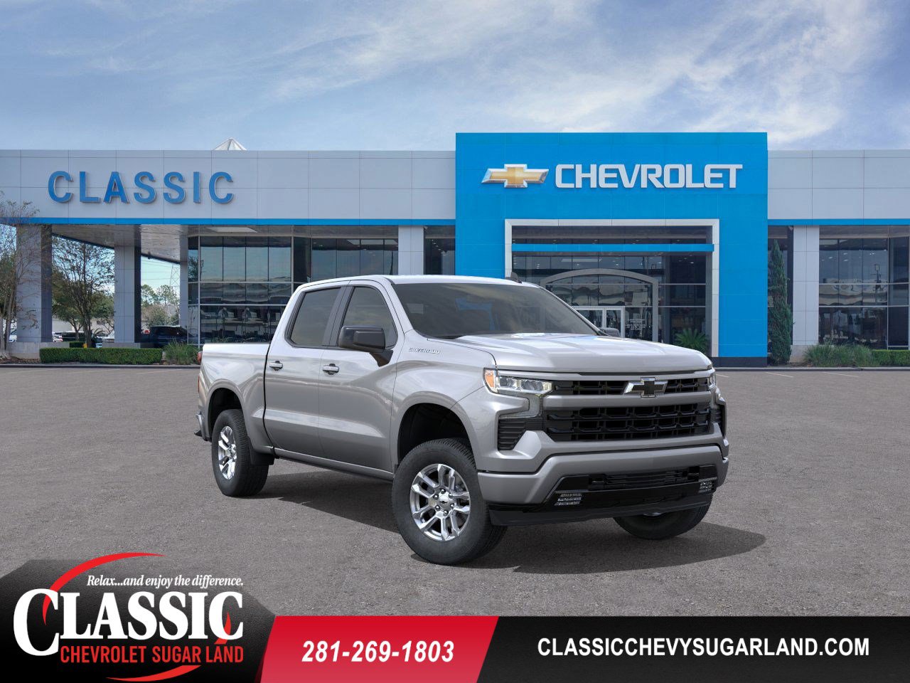 2025 Chevrolet Silverado 1500 RST Gray at Classic Elite Chevrolet Sugar Land