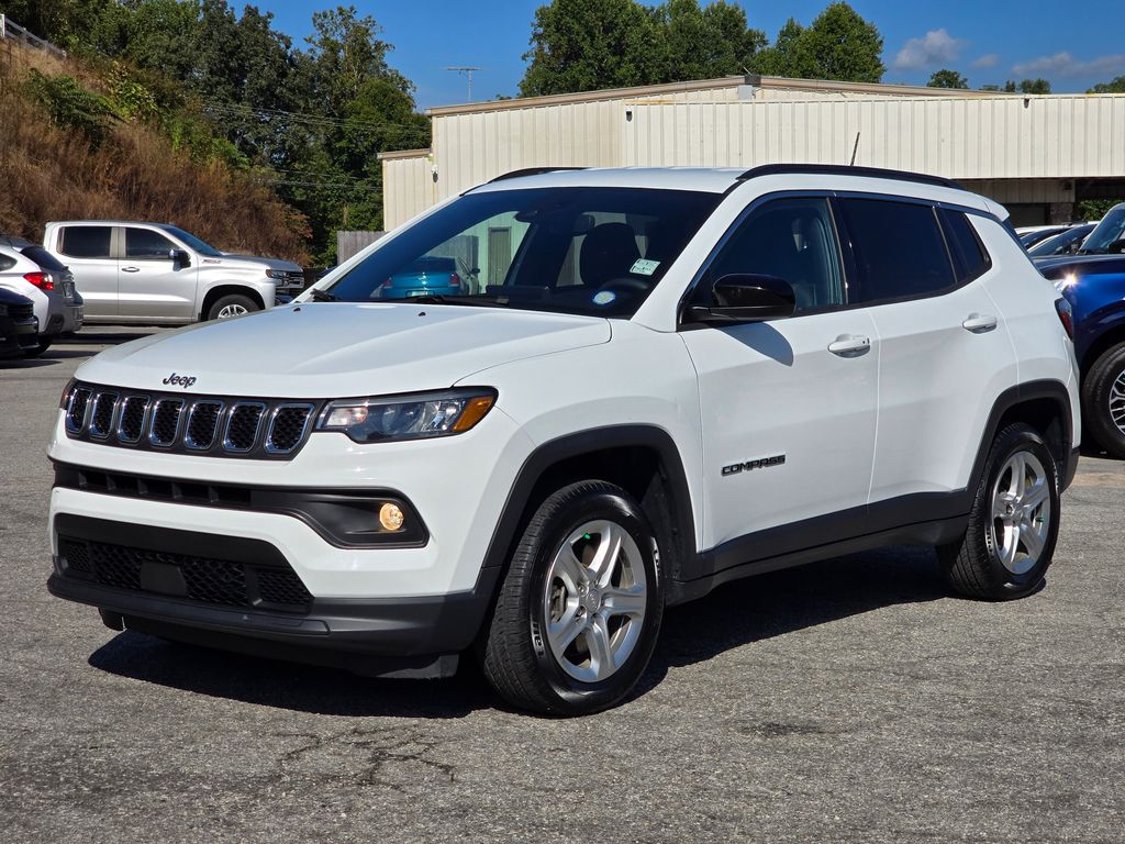 Certified 2023 Jeep Compass Latitude with VIN 3C4NJDBN4PT562046 for sale in Marion, NC
