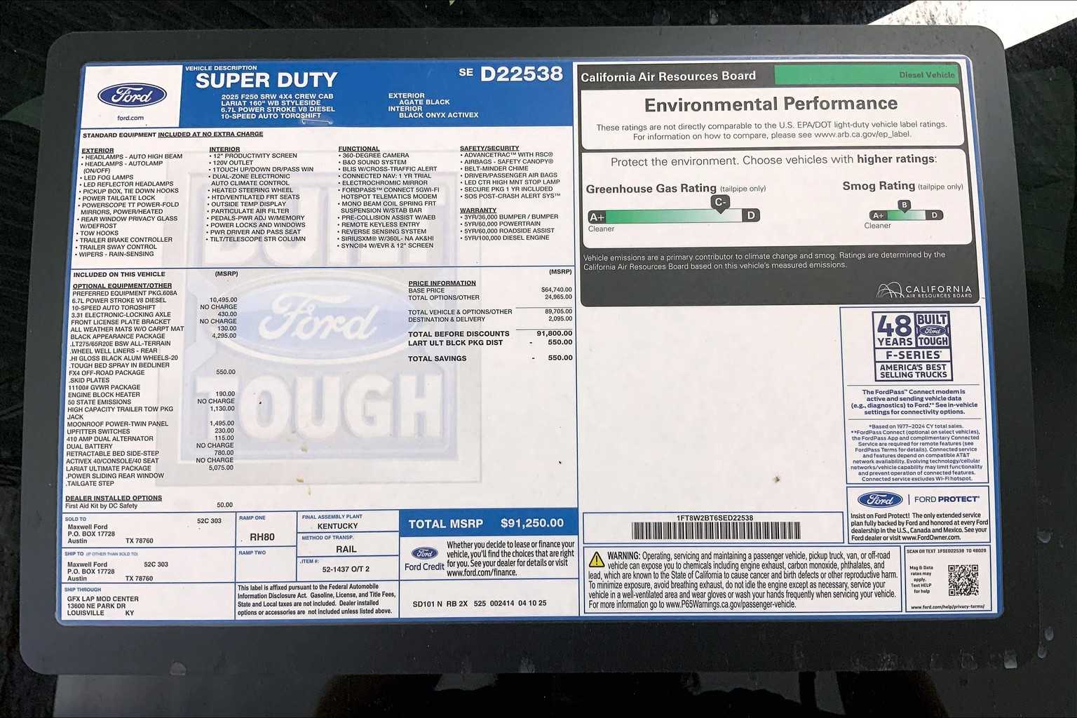 2025 Ford F-250 Super Duty Lariat - Photo 21