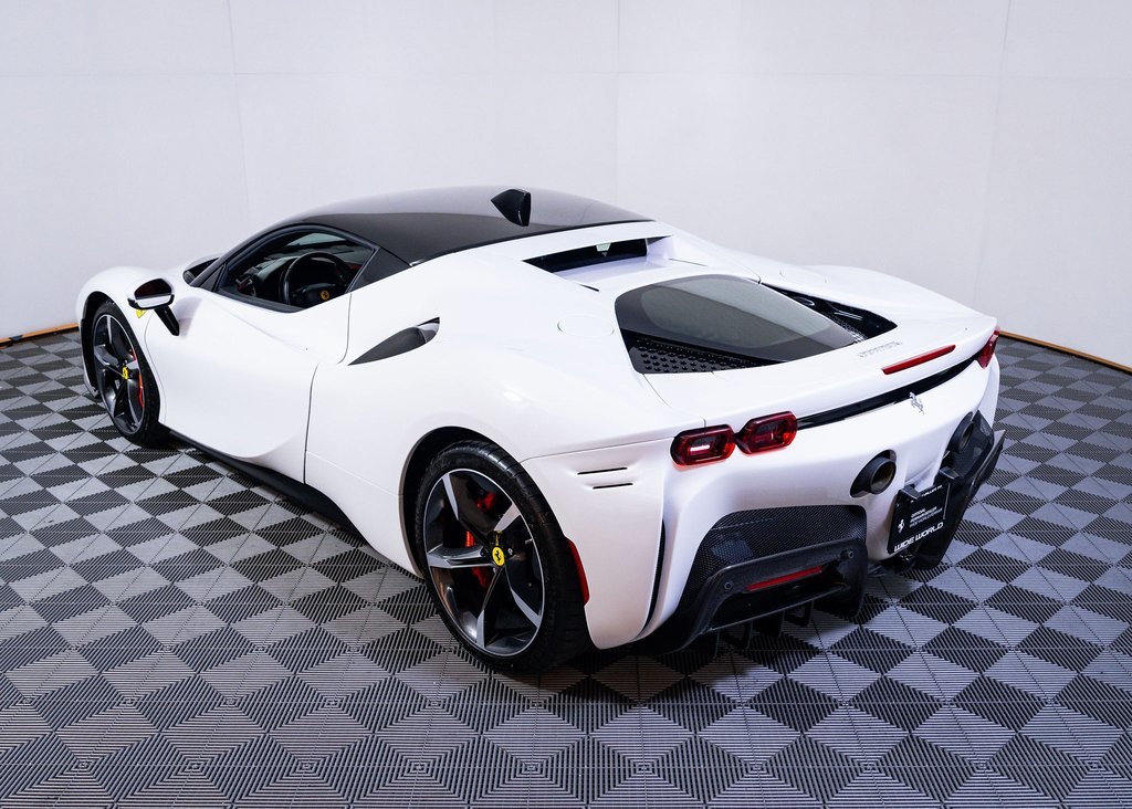 Certified Used 2021 Bianco Cervino Ferrari Base image 14