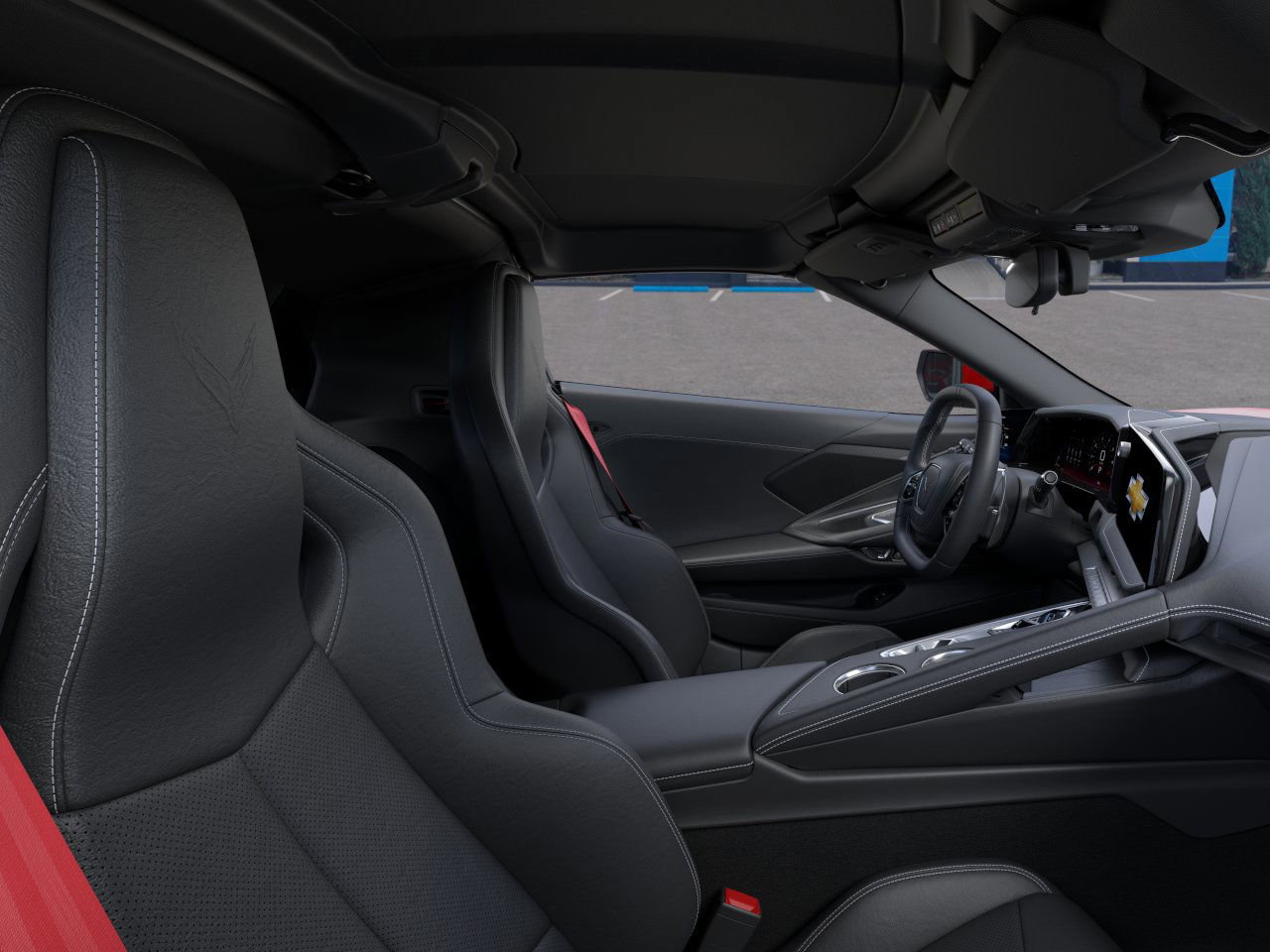 2026 Chevrolet Corvette Stingray 1LT Red at Classic Elite Chevrolet Hwy 6