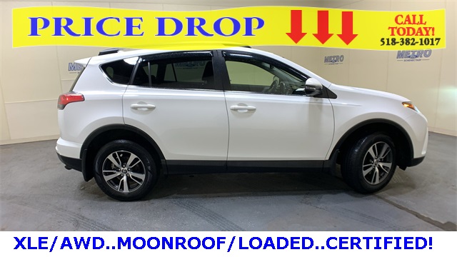 Certified 2018 Toyota RAV4 XLE with VIN JTMRFREV7JJ200304 for sale in Schenectady, NY