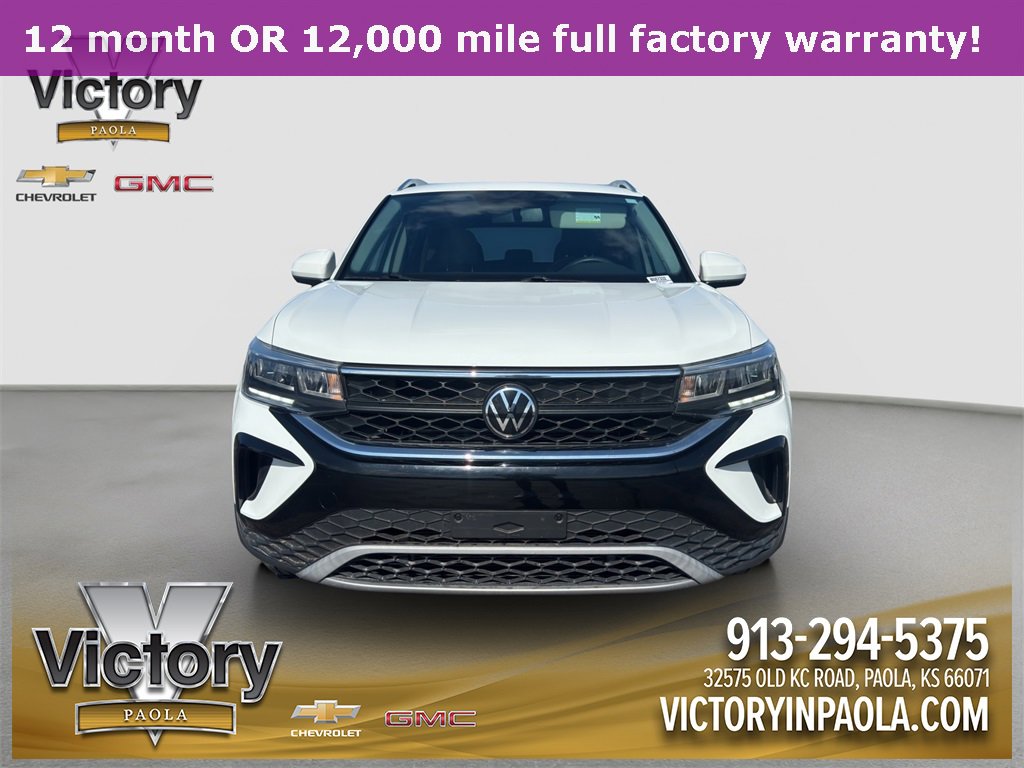 Used 2022 Volkswagen Taos SE with VIN 3VVTX7B2XNM087332 for sale in Paola, KS