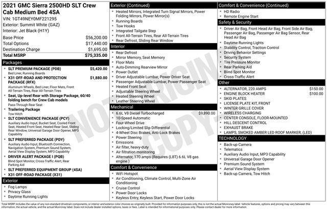 2021 GMC Sierra 2500HD SLT's photo
