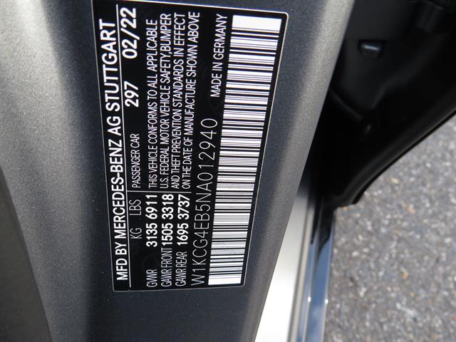 2022 Mercedes Benz EQS Sedan 580 4MATIC photo 7