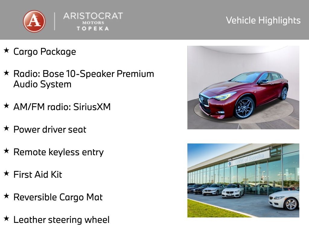 Used 2018 INFINITI QX30 Sport with VIN SJKCH5CP9JA041540 for sale in Kansas City