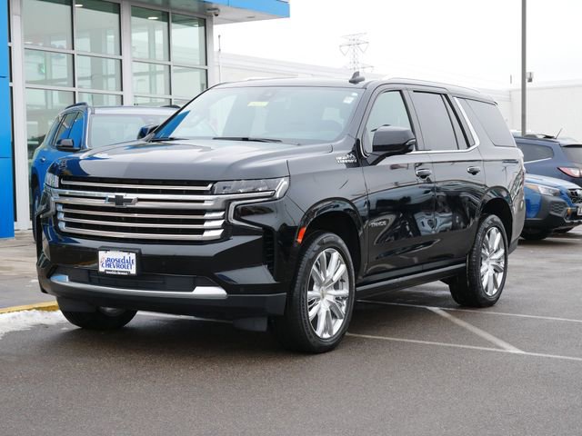 Used 2021 Chevrolet Tahoe High Country with VIN 1GNSKTKL5MR352754 for sale in Roseville, Minnesota