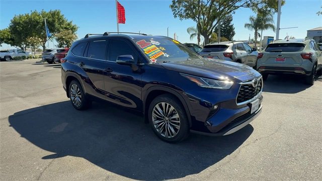 Used 2021 Blue Toyota Platinum image 1