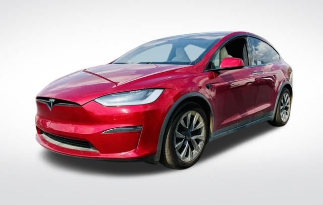 Used 2023 Tesla Model X Long Range with VIN 7SAXCDE52PF429284 for sale in Champaign, IL
