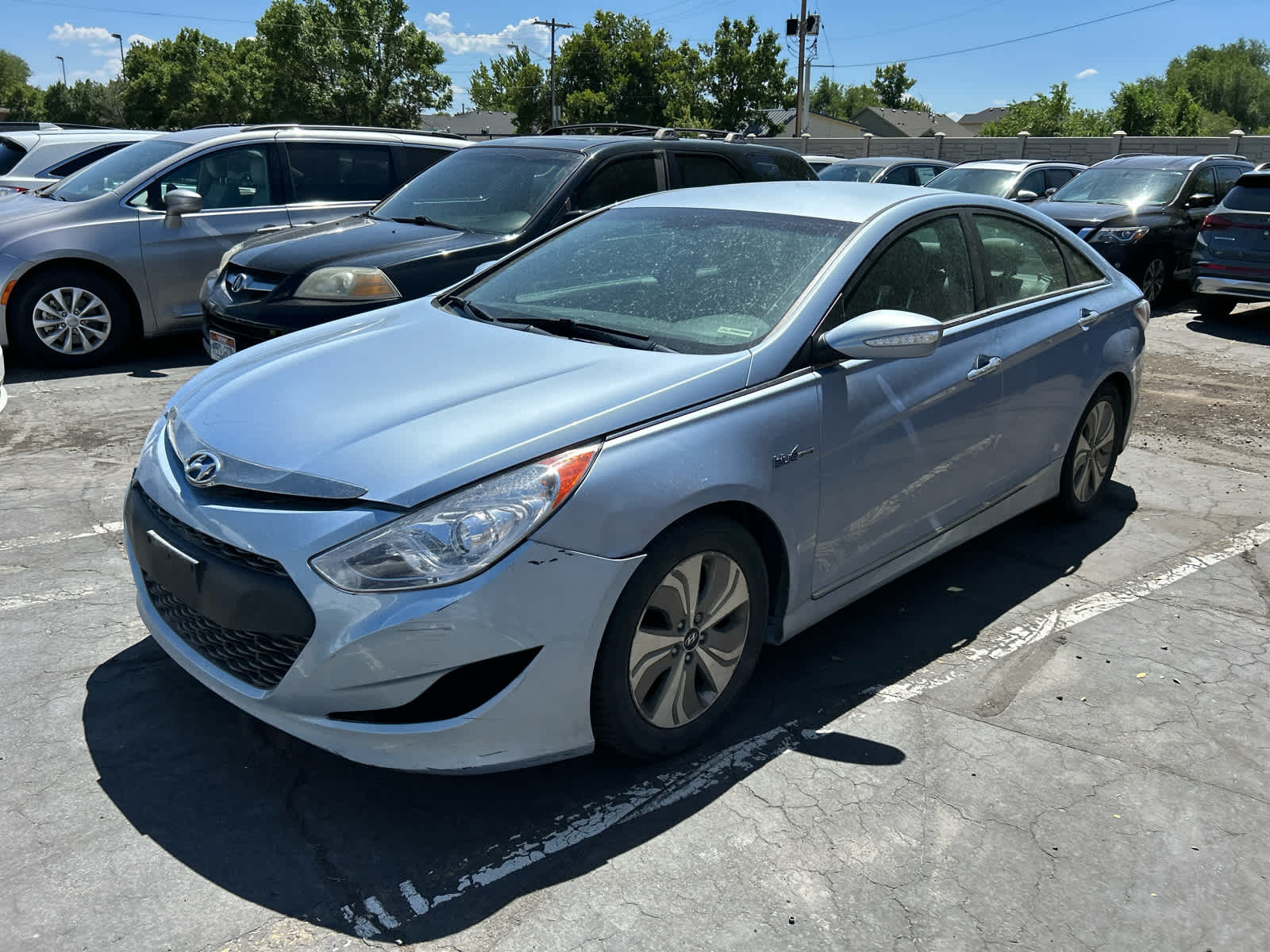 Used 2013 Hyundai Sonata Hybrid Limited with VIN KMHEC4A46DA097612 for sale in Murray, UT