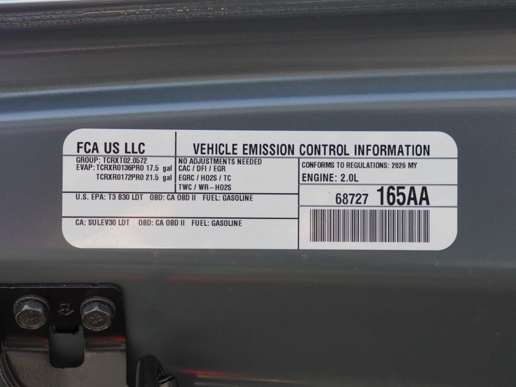 New 2026 Anvil Clear-Coat Exterior Paint Jeep 4-Door Sport S image 29