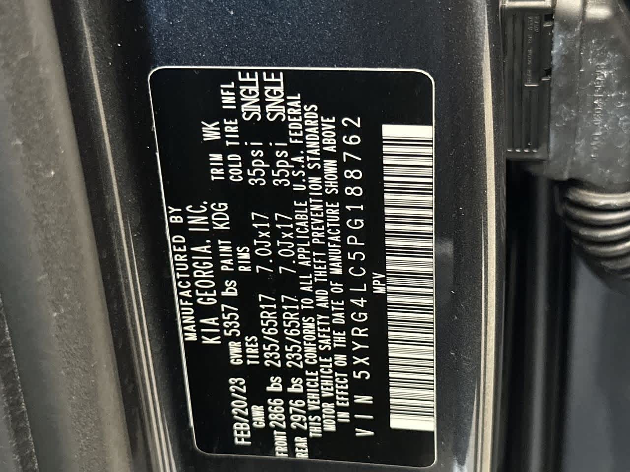2023 Kia Sorento LX photo 27