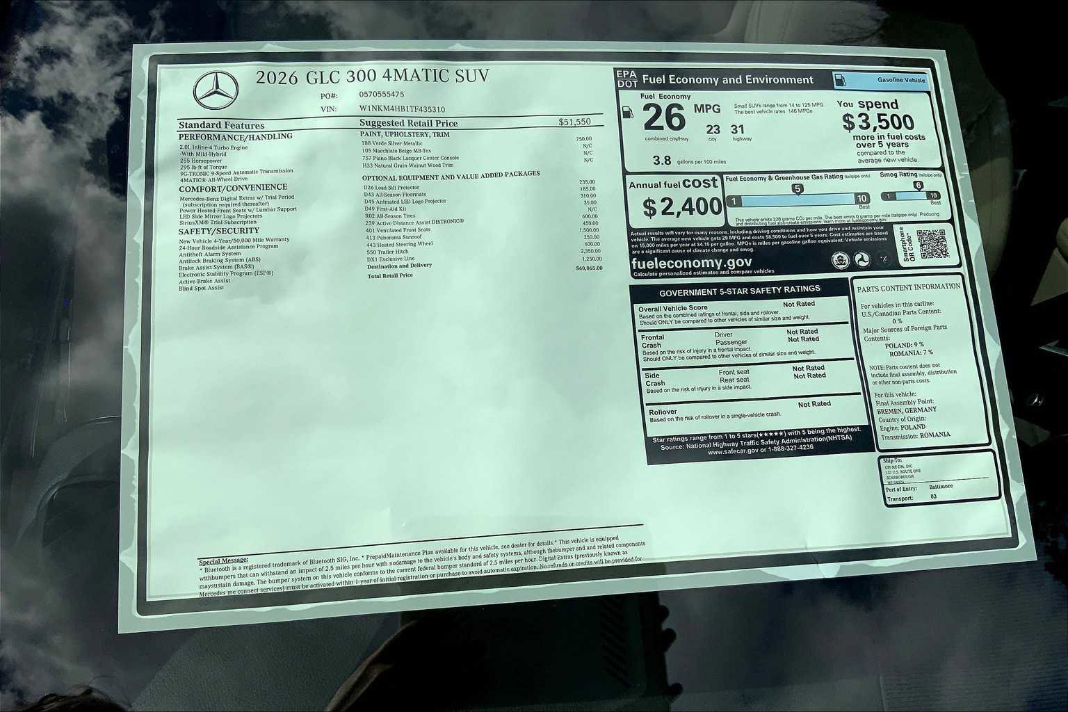 2026 Mercedes Benz GLC 300 4MATIC photo 26