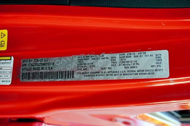 Certified Used 2022 Red Jeep Unlimited Rubicon 392 image 35