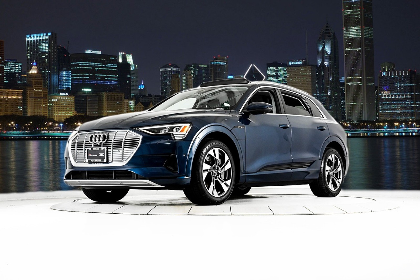 Certified 2022 Audi e-tron Premium Plus with VIN WA1LAAGE4NB011185 for sale in Chicago, IL