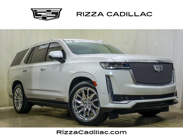 Used 2023 White Cadillac Premium Luxury image 1