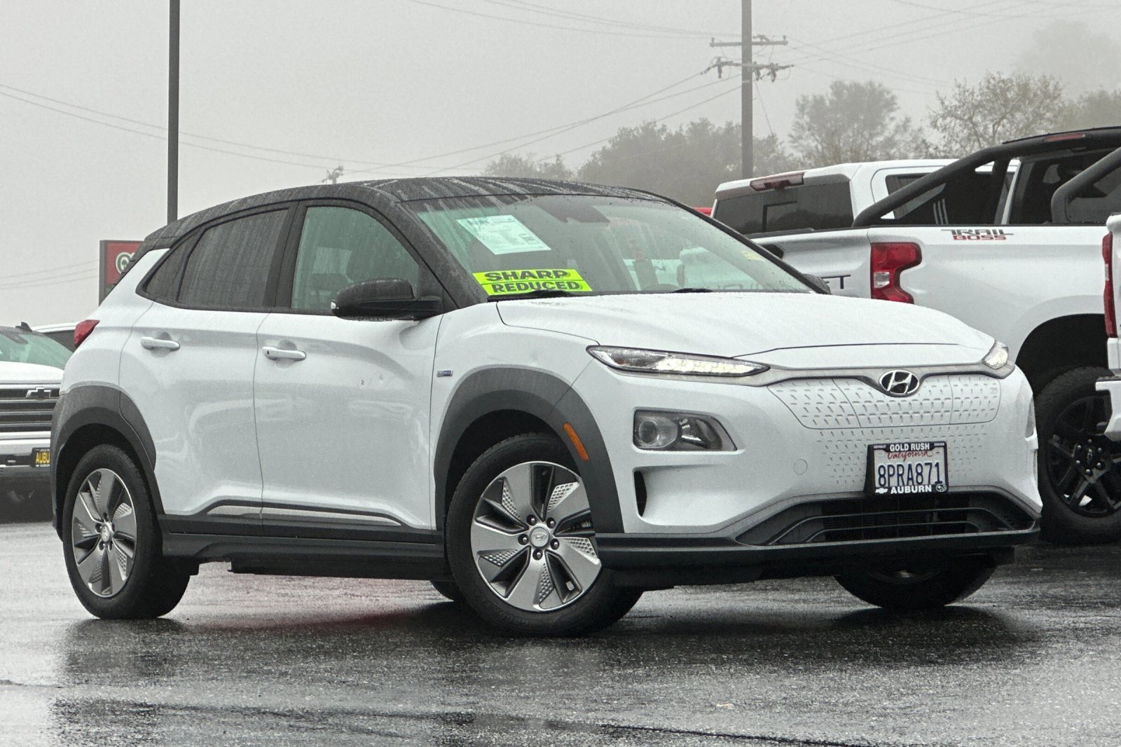 Used 2020 Hyundai Kona EV SEL with VIN KM8K23AG9LU076194 for sale in Auburn, CA