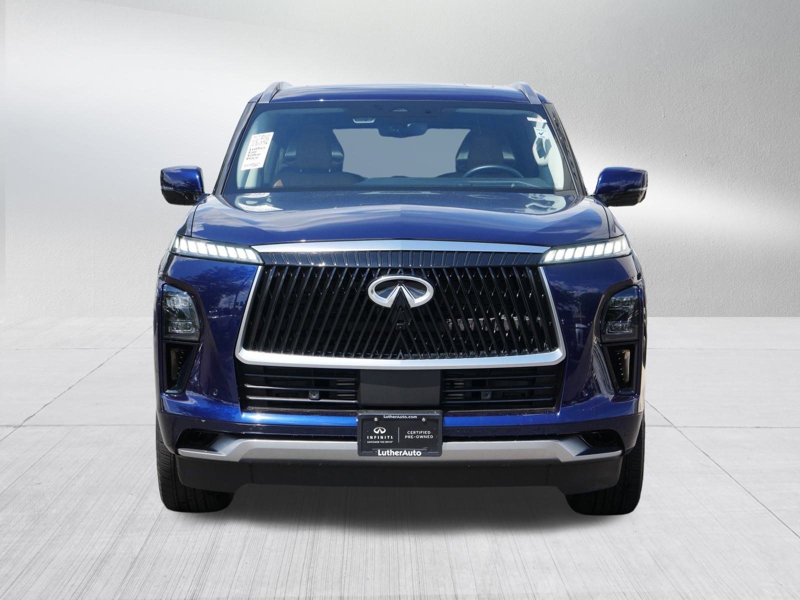 Certified 2025 INFINITI QX80 Sensory 4WD with VIN JN8AZ3DB4S9400752 for sale in Bloomington, Minnesota