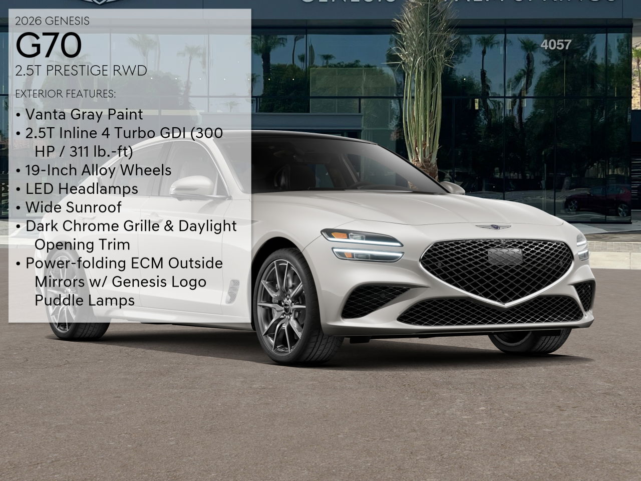 2026 Genesis G70 2.5T Prestige photo 3