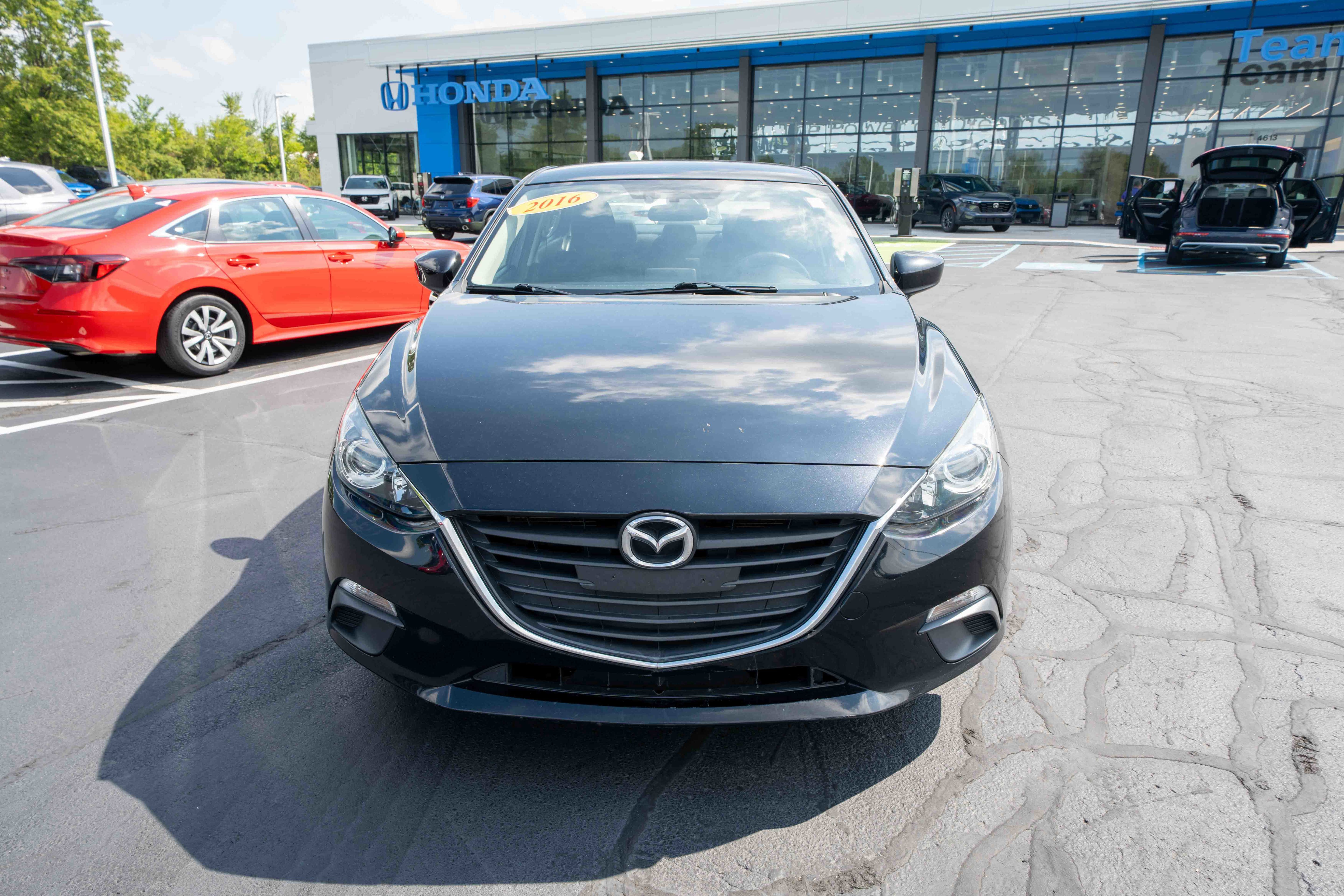 Used 2016 Mazda MAZDA3 i Sport with VIN 3MZBM1U74GM264417 for sale in Merrillville, IN