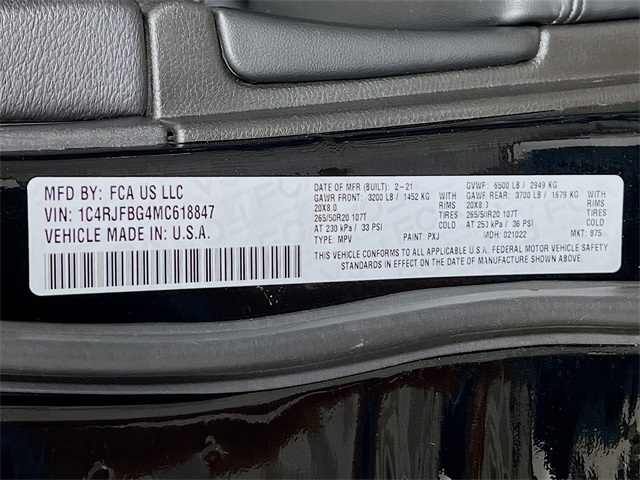 2021 Jeep Grand Cherokee Limited photo 28