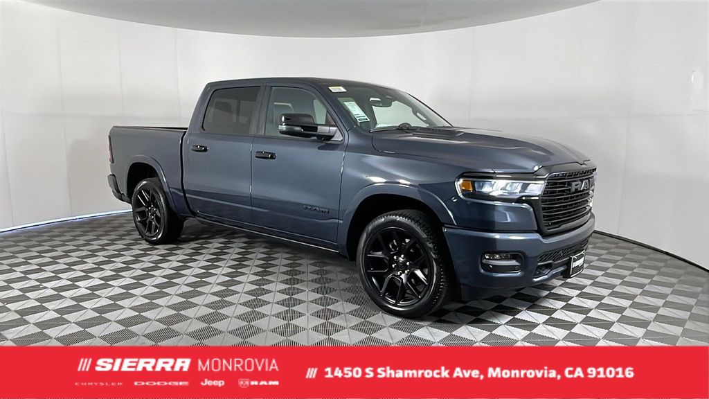 New 2025 Forged Blue Metallic Exterior Paint RAM Laramie image 1