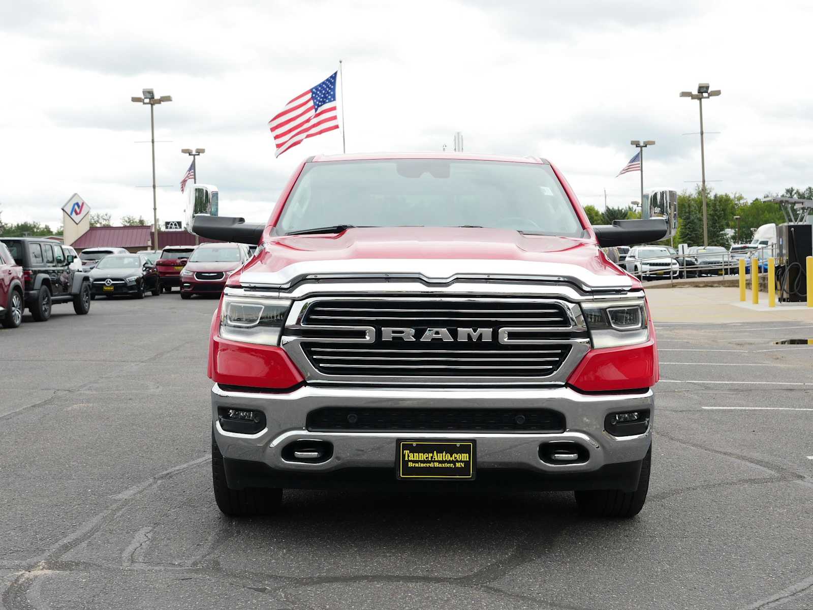 Used 2022 RAM Ram 1500 Pickup Laramie with VIN 1C6SRFRT5NN319930 for sale in Brainerd, Minnesota