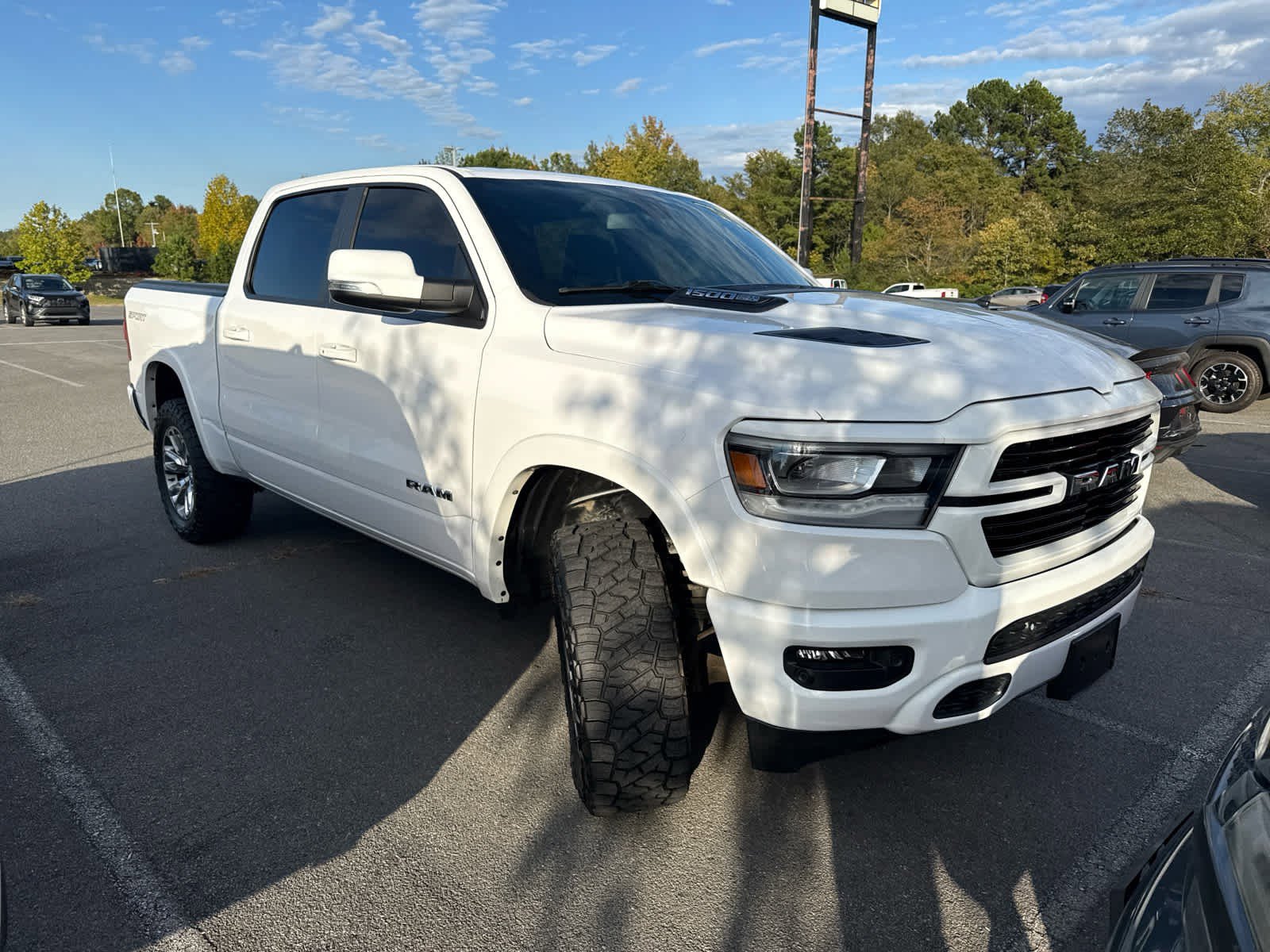 Used 2020 RAM Ram 1500 Pickup Laramie with VIN 1C6SRFJT0LN387450 for sale in Little Rock