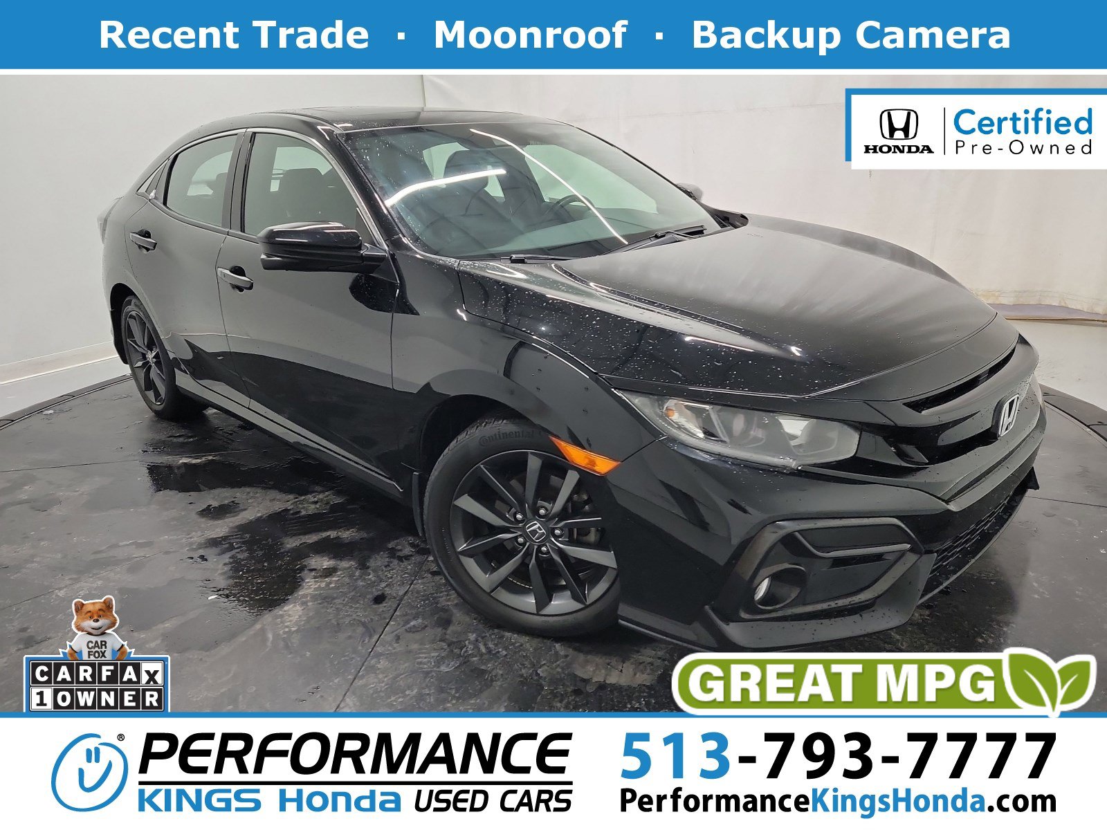 2021 Honda Civic Hatchback EX's photo