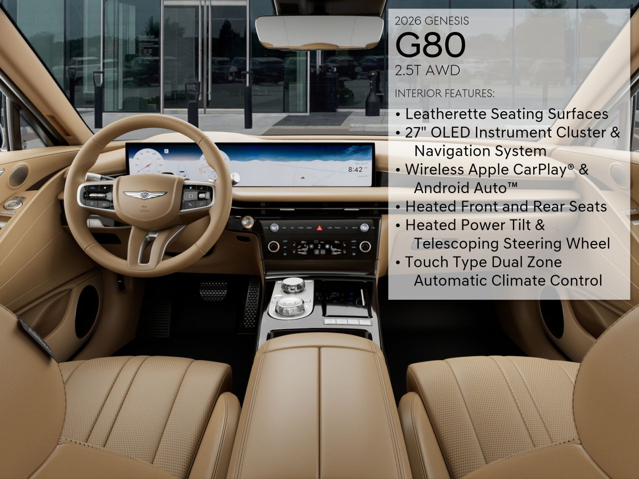 2026 Genesis G80 2.5T AWD photo 17