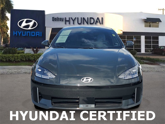 Certified 2023 Hyundai IONIQ 6 SEL with VIN KMHM34AA1PA048890 for sale in Delray Beach, FL