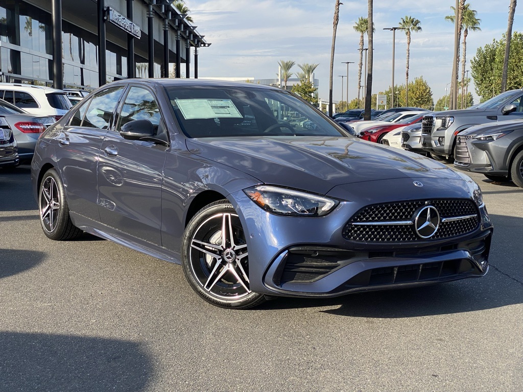 New 2024 Blue Mercedes-Benz C 300 image 1