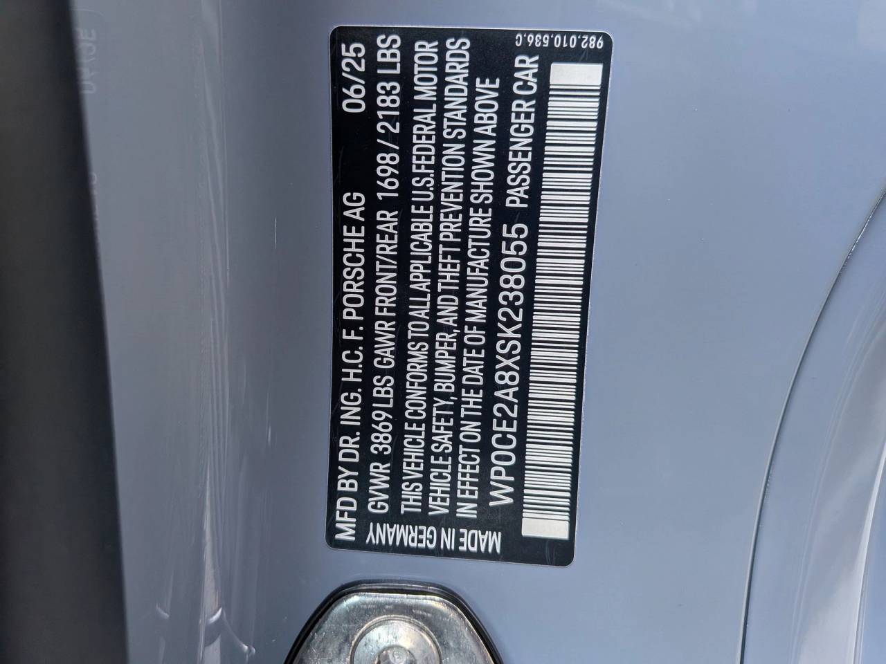2025 Porsche Boxster Spyder photo 25