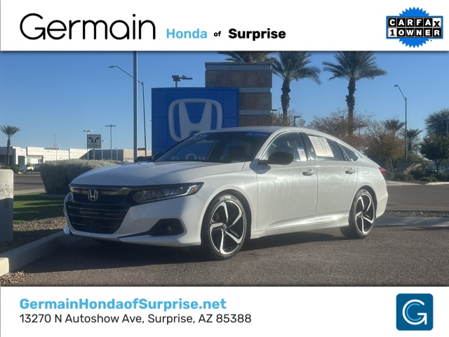 Certified Pre-Owned 2022 Honda Accord Sedan 1.5T SPORT 4D Sedan in