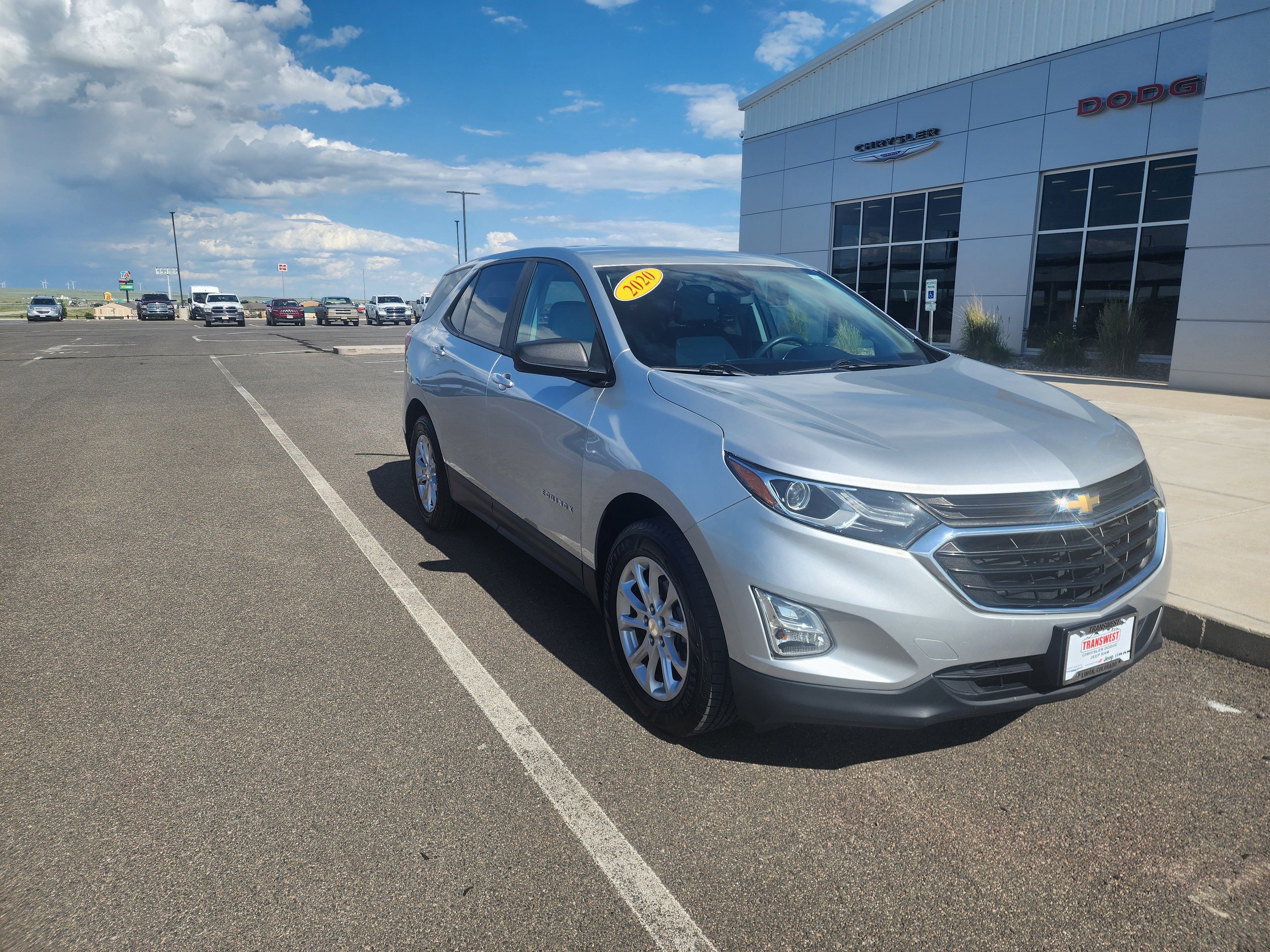 Used 2020 Chevrolet Equinox LS with VIN 3GNAXSEV0LS596621 for sale in Limon, CO
