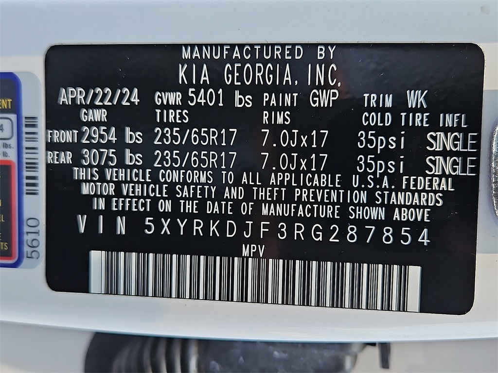 2024 Kia Sorento X-Pro SX Prestige photo 26