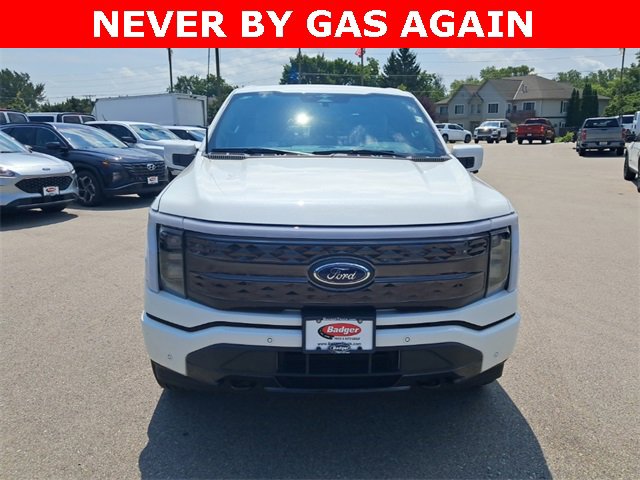 Used 2023 Ford F-150 Lightning Platinum with VIN 1FT6W1EV7PWG48123 for sale in Lake Mills, WI