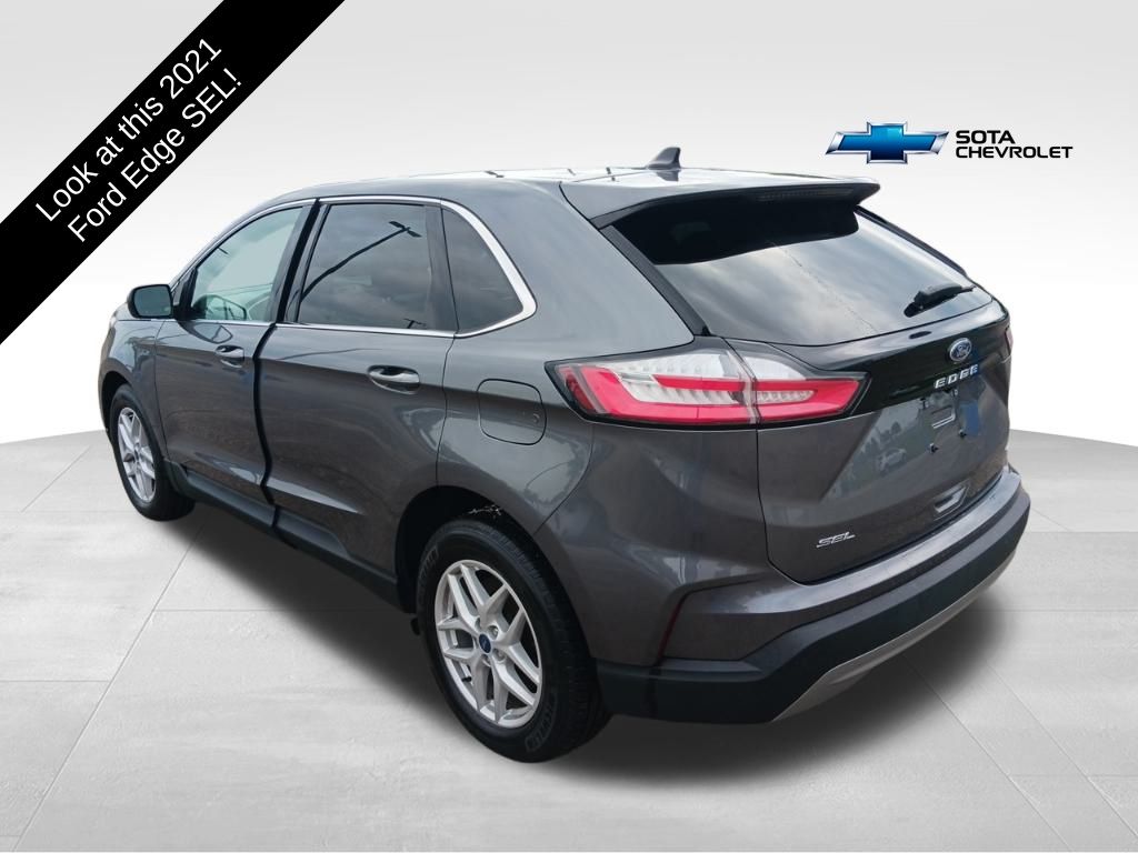 Used 2021 Ford Edge SEL with VIN 2FMPK4J98MBA22616 for sale in Northfield, Minnesota