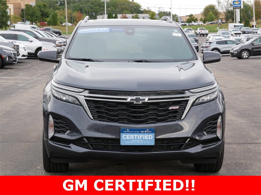 Certified 2023 Chevrolet Equinox RS with VIN 3GNAXWEG8PS192352 for sale in Inver Grove Heights, Minnesota