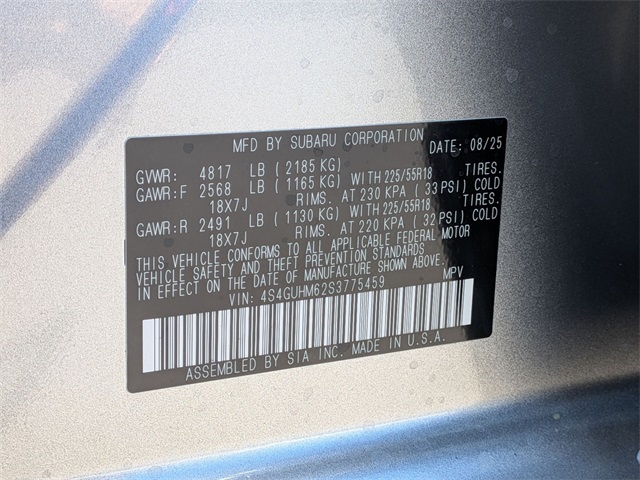 2025 Subaru Crosstrek Limited photo 31