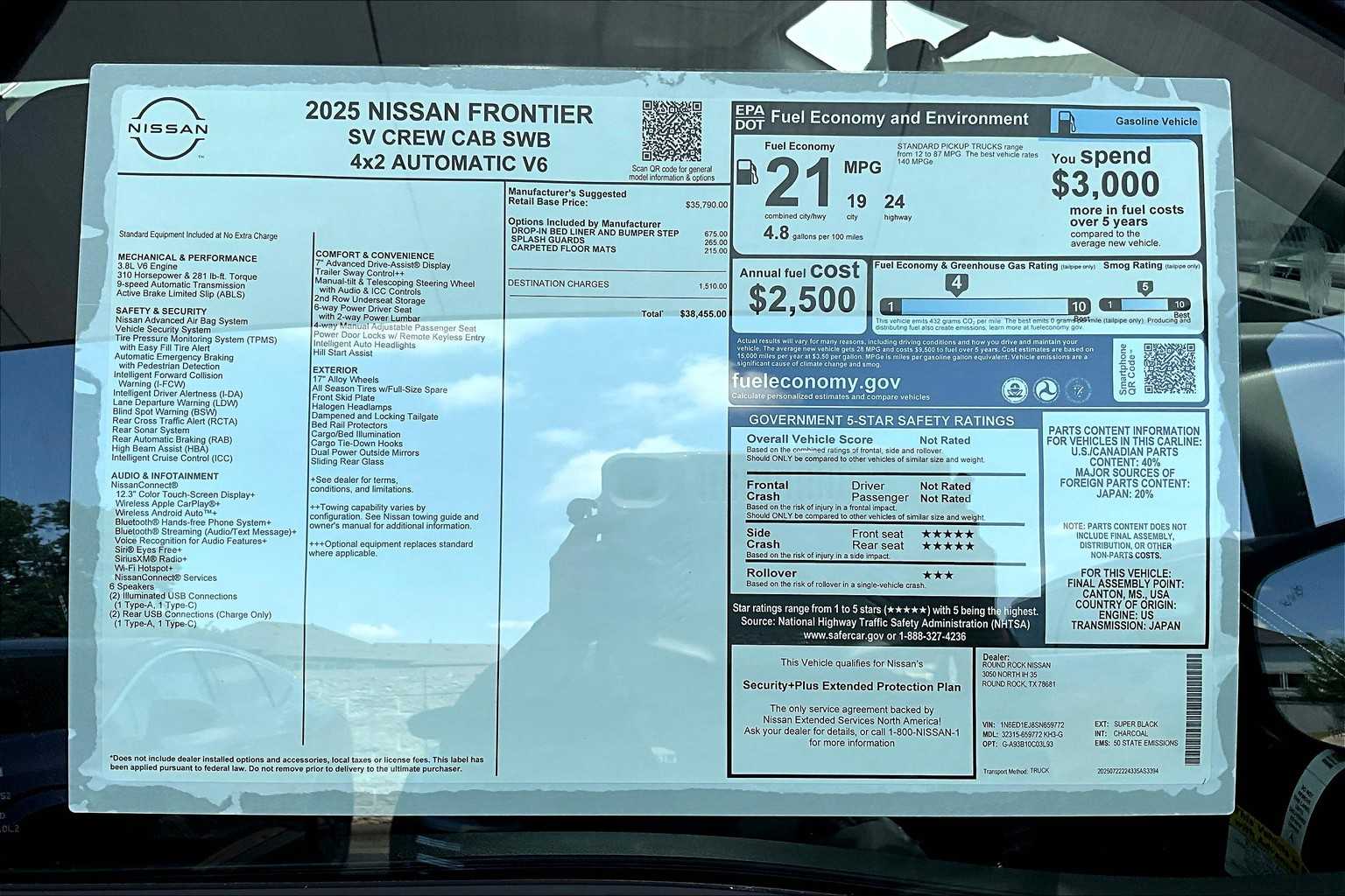 2025 Nissan Frontier SV photo 16