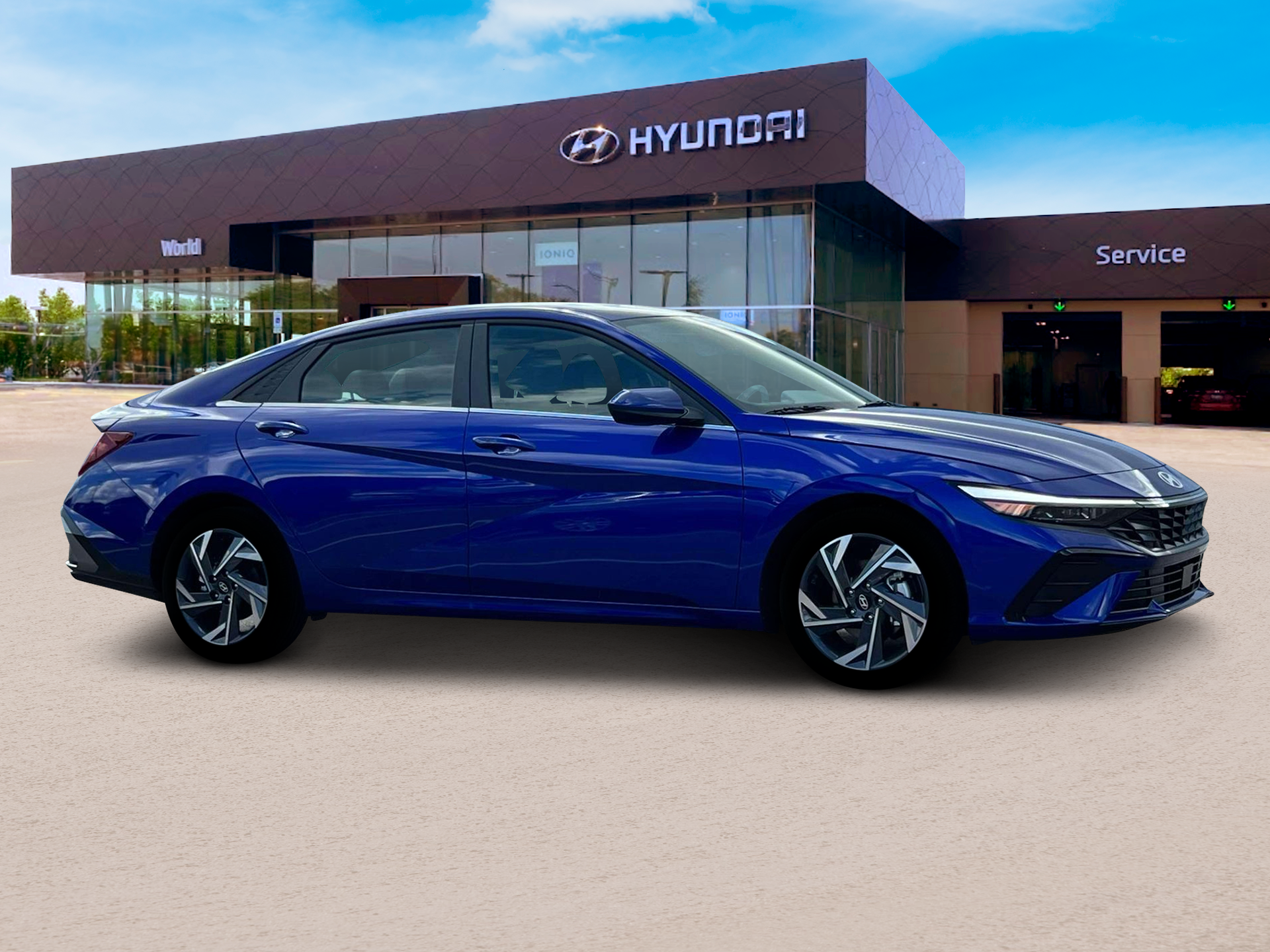 New 2025 Intense Blue Hyundai SEL Convenience image 10