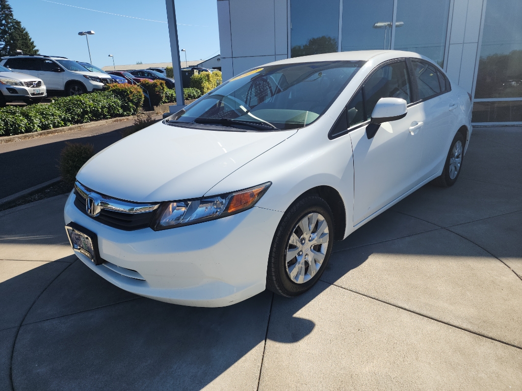 Used 2012 Honda Civic LX with VIN 19XFB2F52CE381896 for sale in McMinnville, OR