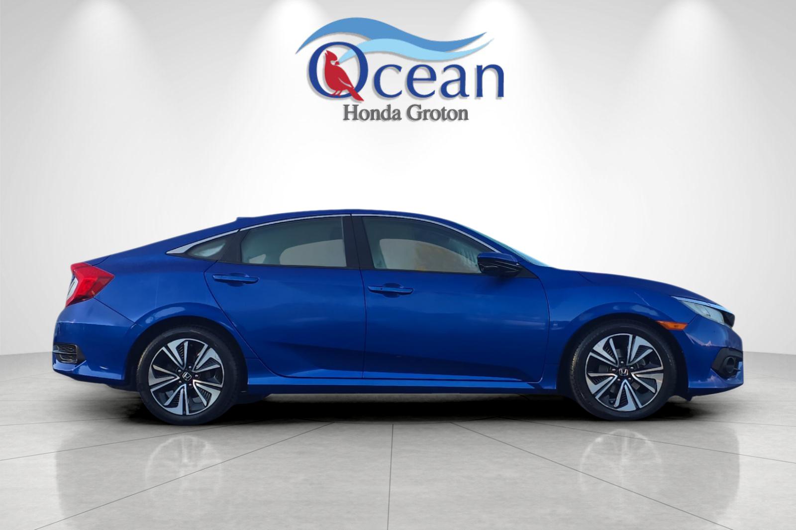 Used 2016 Honda Civic EX-L with VIN 2HGFC1F77GH641066 for sale in Groton, CT