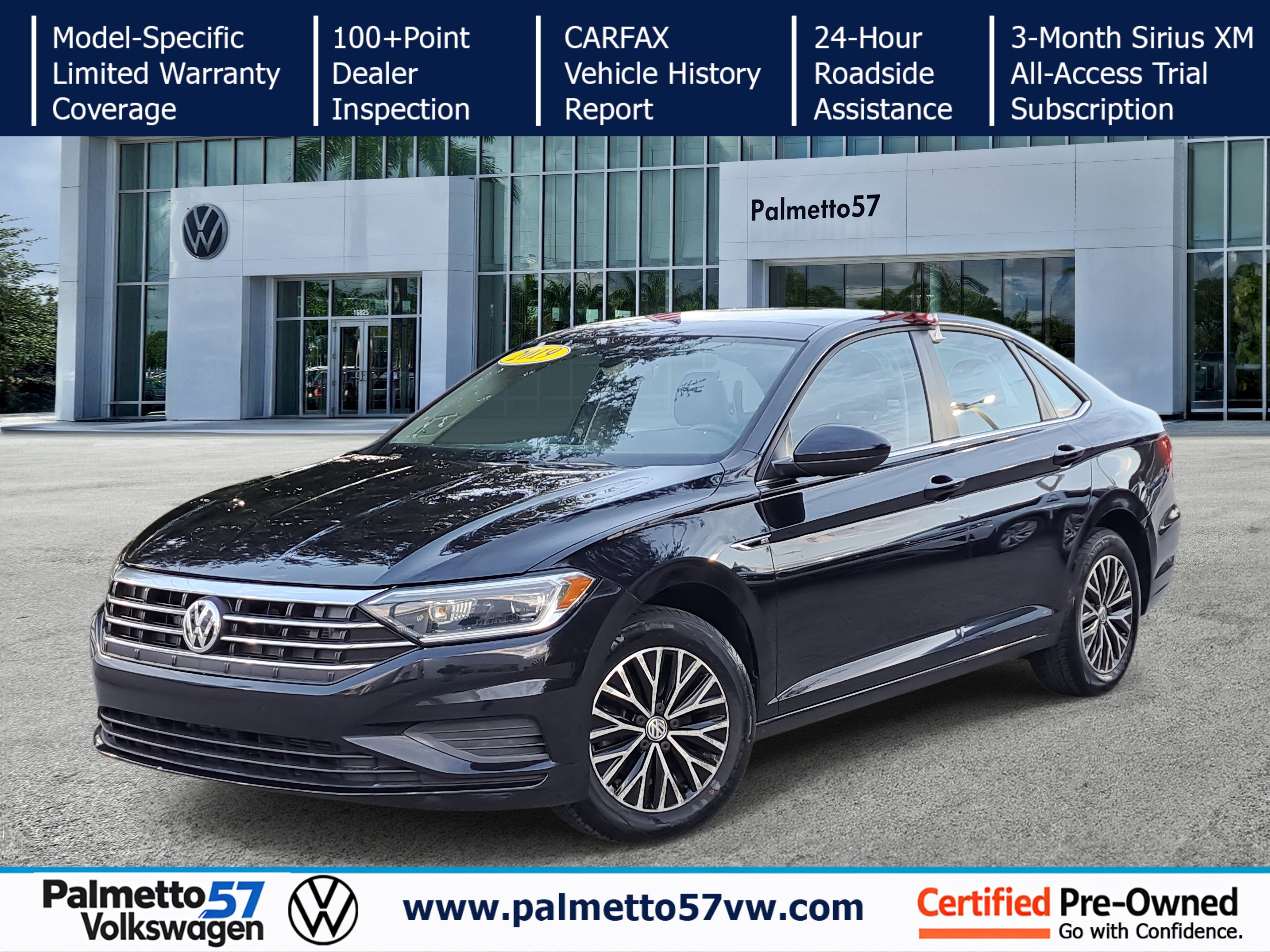 Certified 2019 Volkswagen Jetta SEL with VIN 3VWE57BU5KM087553 for sale in Opa-locka, FL