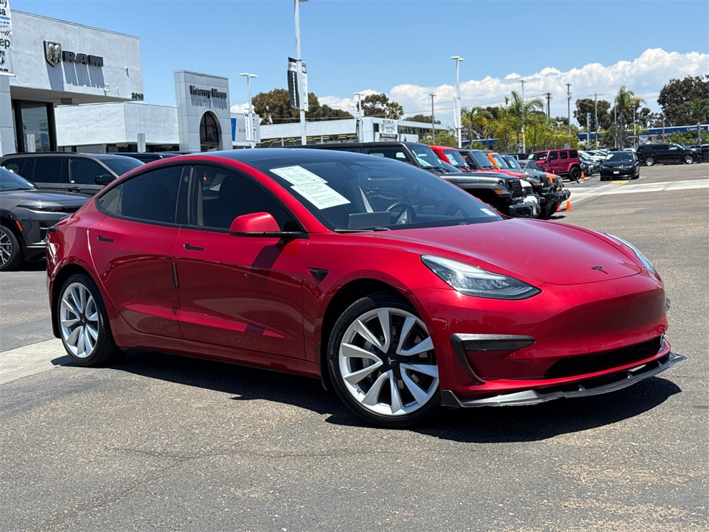 Used 2020 Tesla Model 3 Base with VIN 5YJ3E1EAXLF661241 for sale in San Diego, CA